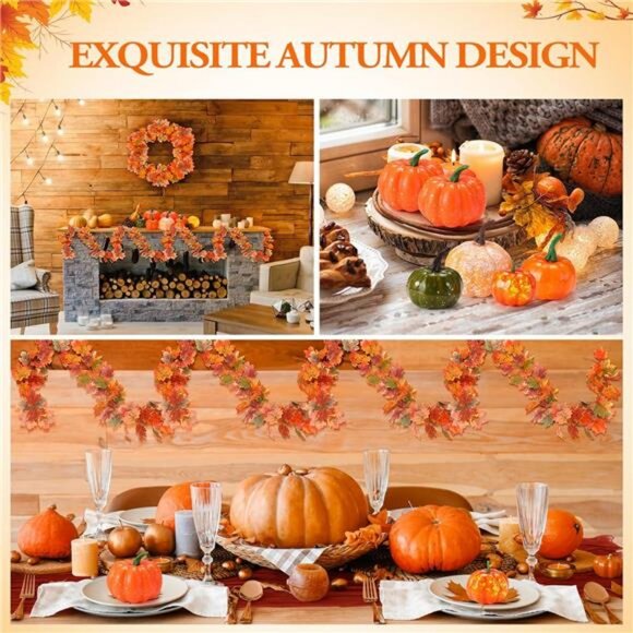 Fall Decorations for Home Thanksgiving Autumn Party Favors Terracotta Table - Picture 5 of 7
